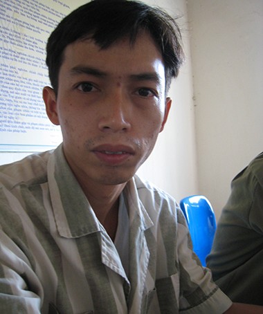 Nguyễn Đình Tình - một trong ba bị án đã mắc HIV trong khi bị tù.